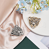 CHGCRAFT 2Pcs 2 Colors Rhinestone Leopard Brooch Pin JEWB-CA0001-27-5