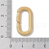 Rack Plating Brass Micro Pave Cubic Zirconia Twister Clasps KK-NH0002-19G-02-3