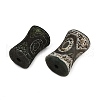 Tibetan Agate 3-Eye Beads G-U029-A01-2