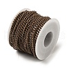 Spray Painted 304 Stainless Steel Curb Chains STAS-B067-05B-03-3