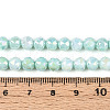 Electroplate Glass Beads Strands GLAA-N010-6mm-02-3