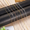 Brass Coated Iron Flat Cable Chains CH-TAC0007-02B-17
