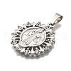 304 Stainless Steel Pendants STAS-B086-09C-P-2