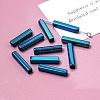 Electroplate Glass Beads GLAA-D024-01L-1