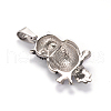 Owl 304 Stainless Steel Pendants STAS-F097-36-2