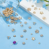 ARRICRAFT 70Pcs 7 Styles Brass Bead Caps FIND-AR0005-36-5