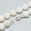 Natural Quartz Crystal Beaded Necklaces NJEW-S405-07-2