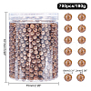 CHGCRAFT 180g Natural Wenge Wood Beads WOOD-CA0001-26B-2