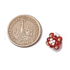 Natural Carnelian(Dyed & Heated) & Glass Seed Cluster Beads PALLOY-MZ00591-02-2