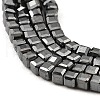 Electroplated Synthetic Non-Magnetic Hematite Beads Strands G-E606-C01-B-2