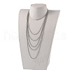 Tarnish Resistant 304 Stainless Steel Tiered Necklaces NJEW-JN01356-4