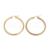 Ring 304 Stainless Steel Hoop Earrings for Women Men EJEW-B049-01E-G-1