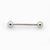 316L Surgical Stainless Steel Tongue Rings AJEW-P002-02-2