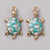 Alloy Enamel Pendants FIND-CJC0027-01G-08-1