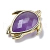 Natural Amethyst Pendants G-U019-02G-07-2