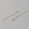 925 Sterling Silver Ball Head Pins STER-WH0019-07C-2