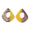 Resin & Walnut Wood Pendants X-RESI-S358-06H-2