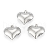Non-Tarnish 316 Surgical Stainless Steel Pendants STAS-C026-25P-1