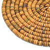 Natural Yellow Ocean Jasper Beads Strands G-P575-B32-4x1mm-3