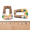 Resin and Walnut Pendants FIND-R051-02H-3