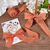 10M Polyester Frayed Ribbon OCOR-WH0094-01C-5