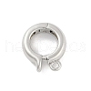 Rack Plating Brass Fold Over Clasps KK-A224-26B-P-1