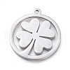 Non-Tarnish 304 Stainless Steel Pendants STAS-L245-018P-1