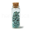 2Pcs Transparent Glass Wishing Bottle Decoration PALLOY-JF03374-4