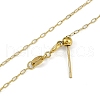 Ion Plating(IP) 304 Stainless Steel Cable Chain Necklaces NJEW-H042-02G-2