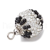 Seed Beads Pendants PALLOY-MZ00372-4