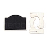 Arch Wooden Mini Chalkboard Signs AJEW-M035-07-1