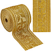 Gorgecraft 4.6~5 Yards Ethnic Style Polyester Jacquard Ribbon for Sewing Decoration OCOR-GF0003-96A-1