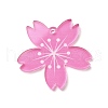 Transparent Acrylic Pendants OACR-H047-01-1