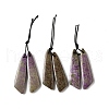 Natural Stichtite Pendants G-L617-H07-10x40mm-1