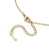12Pcs 12 Styles Electroplated Natural Mixed Shell Pendant Necklaces NJEW-JN05212-6