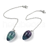 Natural & Synthetic Gemstone Dowsing Pendulums G-B139-04P-2