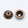 Tibetan Style Alloy Caps RLF1235Y-NF-1