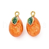 304 Stainless Steel Enamel Pendants STAS-B085-40G-03-1