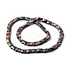 Transparent Electroplate Glass Beads Strands EGLA-H103-HP03-2