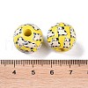 Printed Wood Beads WOOD-C017-01B-3