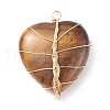Natural Mixed Stone Pendants PALLOY-JF01653-2