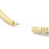 Rack Plating Brass Pave Cubic Zirconia Bowknot Hinged Bangles for Women BJEW-R317-03G-02-3