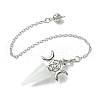 Natural Quartz Crystal Cone Dowsing Pendulum Big Pendants G-C114-01P-21-3