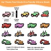 16Pcs 16 Styles Food Grade Eco-Friendly Silicone Beads SIL-CJ0002-92-2