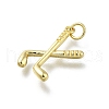 Brass Pendants KK-K400-13G-2