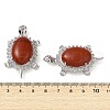 Natural Red Jasper Pendants G-A095-04P-04-3