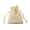 Burlap Packing Pouches Drawstring Bags ABAG-Q050-7x9-13-4