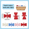 SOFPLATE 40Pcs 4 Colors Alloy Links Connector Charms FIND-SP0002-48-2