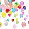 452Pcs 6 Style Transparent Crackle & Frosted Glass Beads CCG-YW0001-07-5