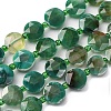 Dyed & Heated Natural Fire Crackle Agate Beads Strands G-C116-A177-01-2